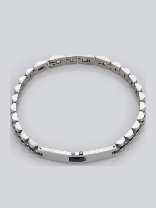 Men's Handcuff Bracelet Made of Stainless Steel