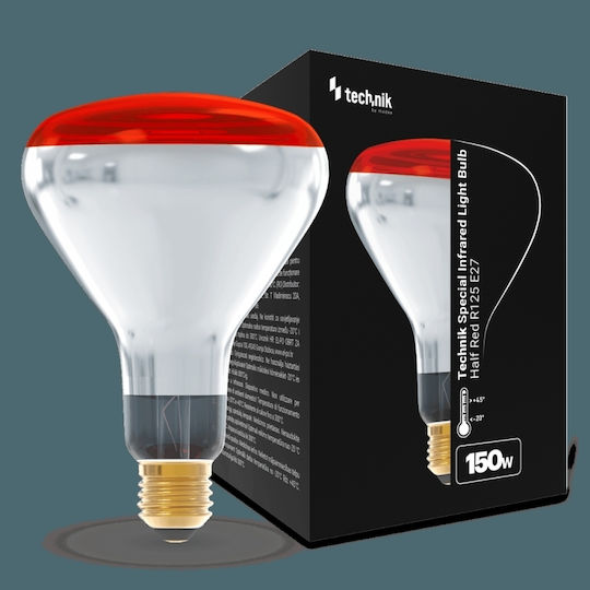 Technik Λάμπα Υπερύθρων 150W για Ντουί E27