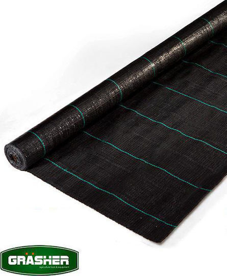 Grasher 04-Δ02-0439 Ground Cover Fabric 95gr/m² 5x2m Black