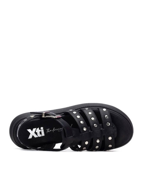 Women's Flat Sandals Flatforms Black