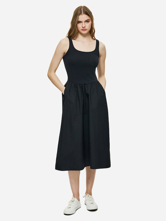 Summer Midi Dress Black