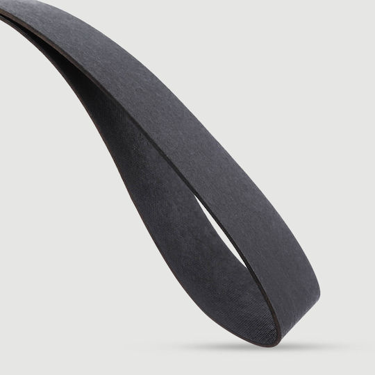 Leather Punishment Strap Wooden Handle Black