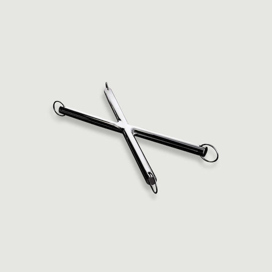 Triune X-Hog Tie Bar Handschellen in Gray Farbe