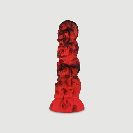 Realistischer Vibrator mit Fernbedienung Rot