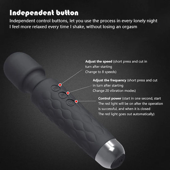 Massagevibrator Schwarz
