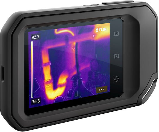 Flir Compact Handheld Thermal Camera mit Bildschirm 3.5" für Temperaturen von -20°C bis 300°C mit WiFi