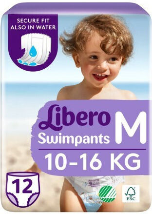 Libero Πάνες Μαγιό Swimpants για 10-16kg 12τμχ