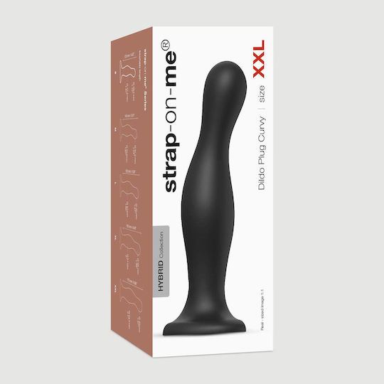 Strap On Me Dildo Realistic Dildo Cu Ventuză Negru