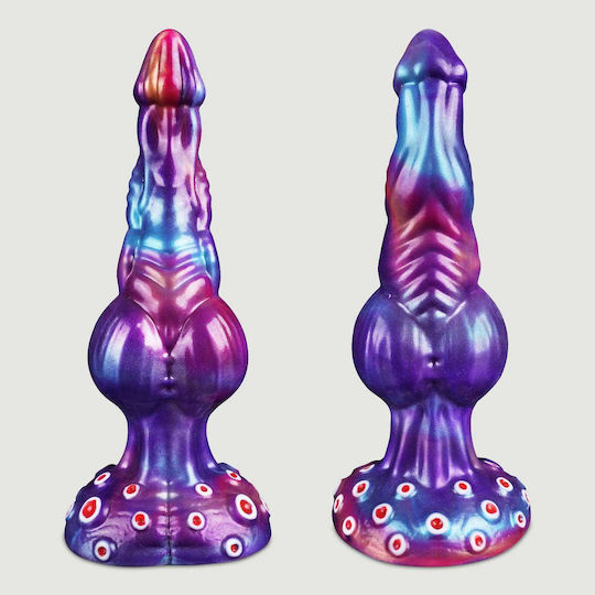 Realistisches Dildo mit Hoden und Saugnapf 24cm