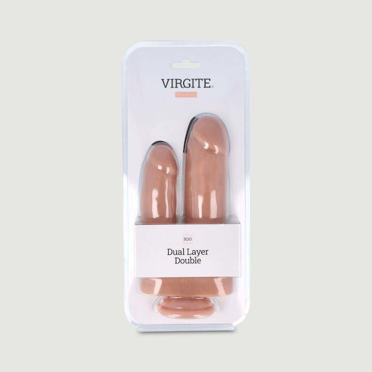 Virgite Glass Dildo With Suction Cup 22cm