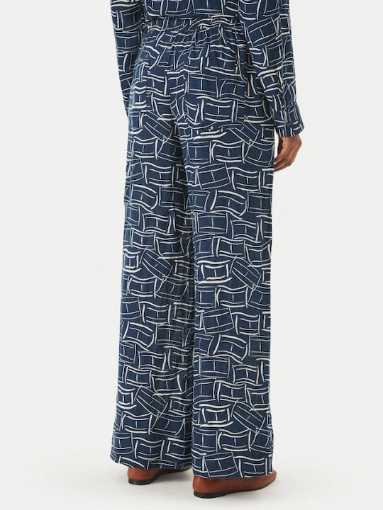 Tommy Hilfiger Women's Linen Trousers Multicolour