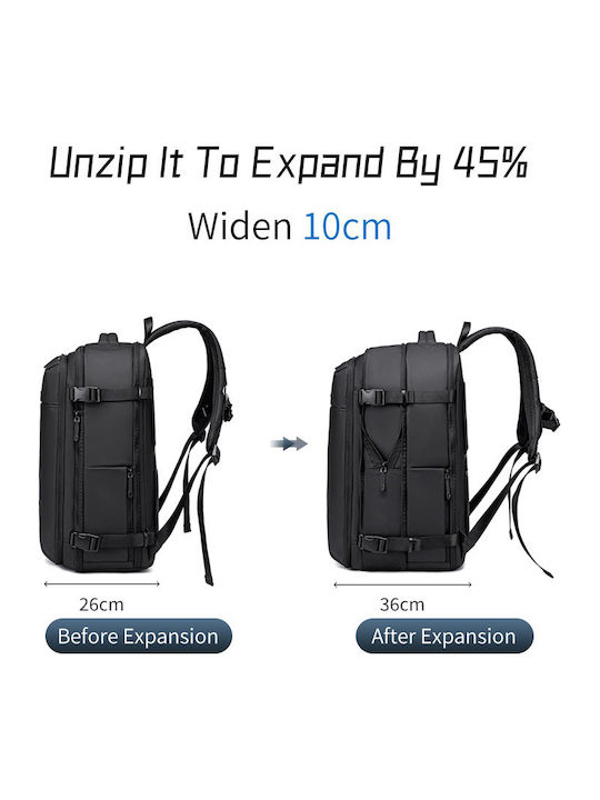 Arctic Hunter Backpack for Laptop 15.6" in Black Colour B00866-BK
