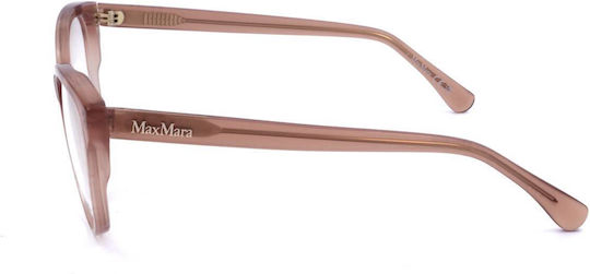 Max Mara Γυναικείος Κοκκάλινος Σκελετός Γυαλιών Cat Eye MM 5102 072