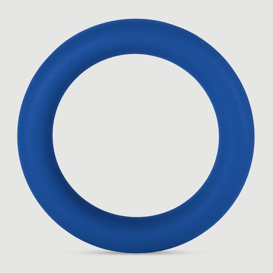 Φαρδύ Δαχτυλίδι Πέους Σιλικόνης Forto F-64 40 Mm Wide Silicone Small Cock Ring Μπλε