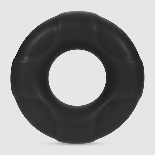 Δαχτυλίδι Πέους Σιλικόνης Forto F-33 21 Mm Silicone Medium Cock Ring Μαύρο