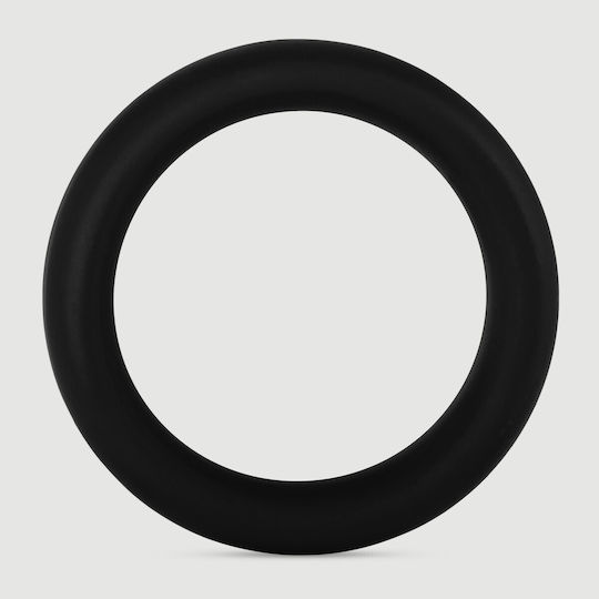 Wide Silicone Cock Ring Forto F-64 45 Mm Wide Silicone Medium Black Cock Ring