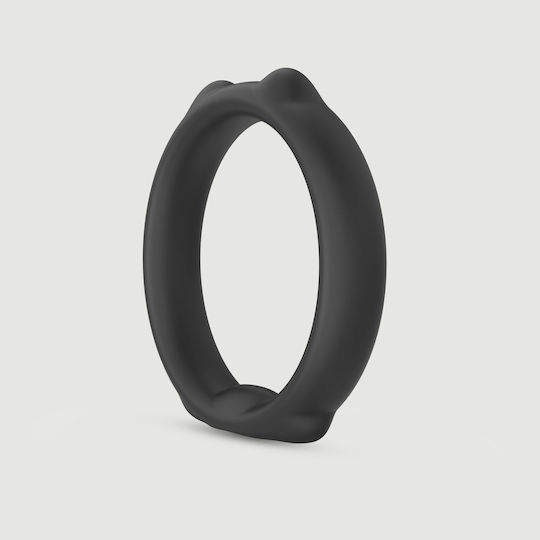 Σετ 3 Δαχτυλίδια Πέους Σιλικόνης Cat Ears 3 Silicone Cock Ring Set Μαύρο