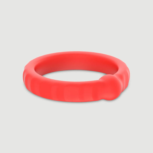 Σετ 4 Δαχτυλίδια Πέους Σιλικόνης 4 Ringer Soft Silicone Cock Ring Set Κόκκινο