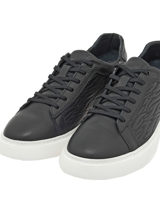 Men's Sneakers Black Leather