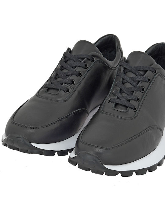 Men's Sneakers Black Leather