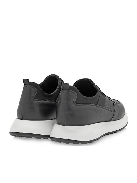 Men's Sneakers Black Leather