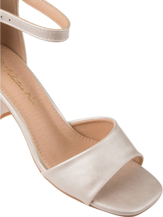 Damen Sandalen Silber