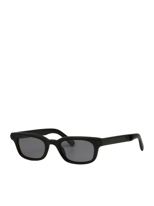 Chimi Noct Unisex Sonnenbrillen Mit Schwarzem Korkenzieherrahmen Und Schwarzem Glas