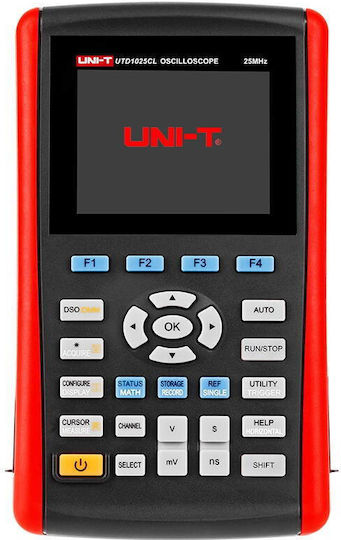 Uni-T UTD1025CL Heat Rate Monitor Hand Tool 25MHz with 1 Channel and 3.5" Screen