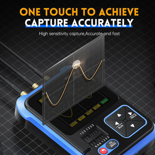 Fnirsi DSO-TC3 Heat Rate Monitor Hand Tool with Channels and 2.4" Screen