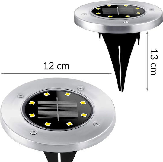 Smartic Set 6 Lampi Solare cu Senzor de Mișcare