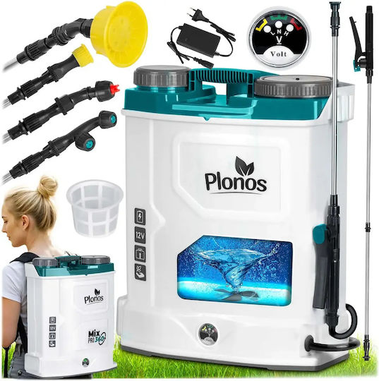 Smartic Pulverizator cu Presiune 12V cu Baterie 8Ah cu Capacitate 16l