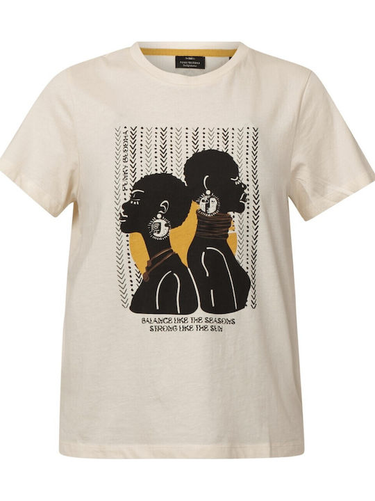 Women's T-shirt Beige