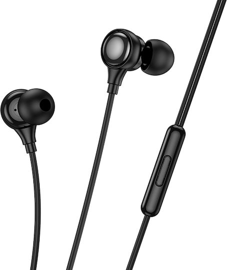 Hoco M116 Benevolent In-ear Handsfree Earphones with USB-C Plug Black