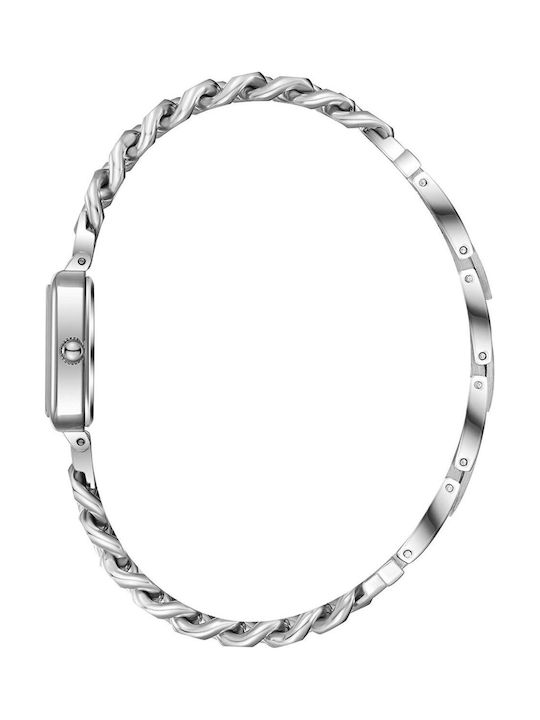 Lee Cooper Tone Womens Watch Battery with Silver Metal Bracelet