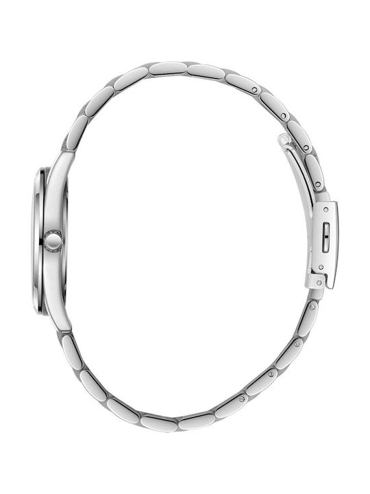 Lee Cooper Damenuhr mit Armband 32mm Batterie mit Metallarmband Silber/Rose Gold