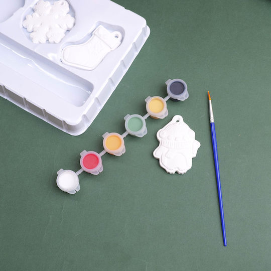 Diy Christmas Series – Christmas Painting Plaster 3 Pieces