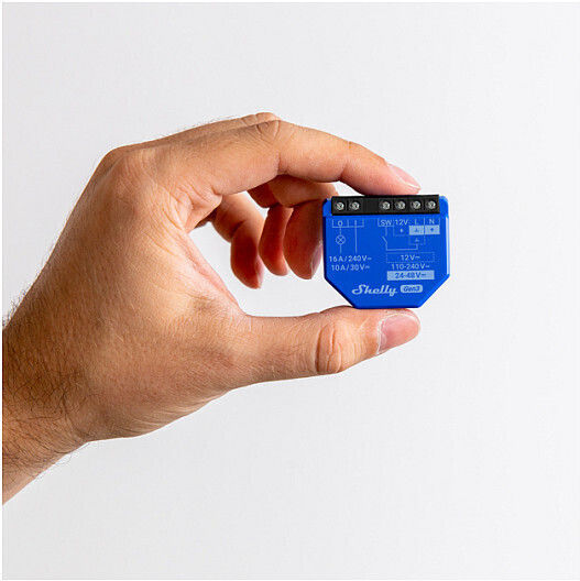 Shelly Gen3 Intelligenter Schalter 1 Kanal Wi-Fi & Bluetooth 10A 2 Stück