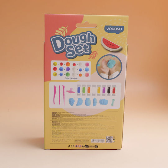 Yoyoso Modellierknete Set mit 8 Farben für 3+ Jahre
