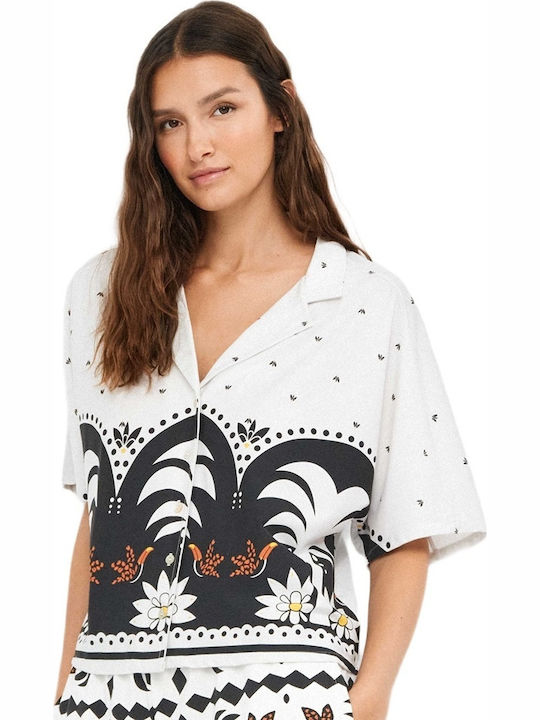 Gisela Summer Women's Pyjama Set White