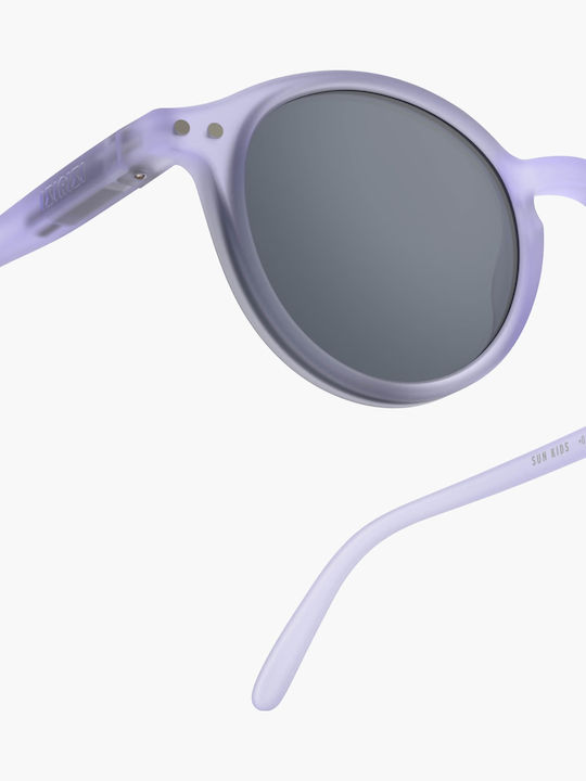Izipizi Round Kids Sunglasses with Polarized Lens Purple for 5-7 Years