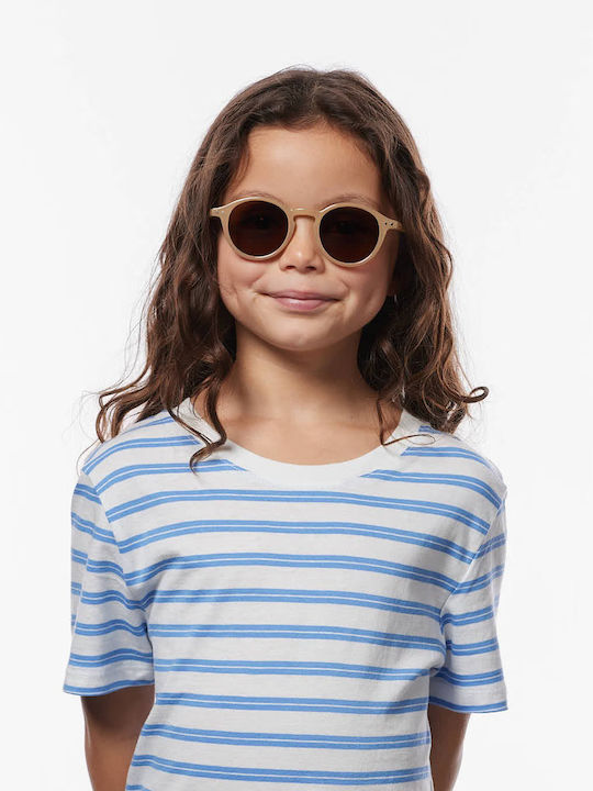 Izipizi Oval Kids Sunglasses with Polarized Brown Lens for 5-7 Years