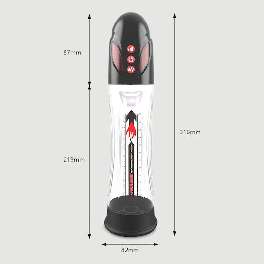 Electric Water Penis Pump Lcd Screen Waterproof Pump My Dick Lcd Hydro Penis Massage Pump Transparent