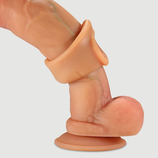 Realistisches Penis-Kleid aus Weicher Silikon 20,5 Cm Real Deal Soft Silicone Realistische Penis-Verlängerung Natürlich