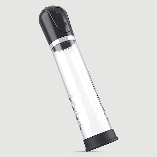 Αυτόματη Αντλία Πέους Μακρύ Σωλήνα Sexopolis Male Lcd Display Long Tube Automatic Penis Pump Διάφανη