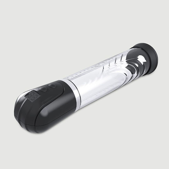 Αυτόματη Αντλία Πέους Μακρύ Σωλήνα Sexopolis Male Lcd Display Long Tube Automatic Penis Pump Διάφανη