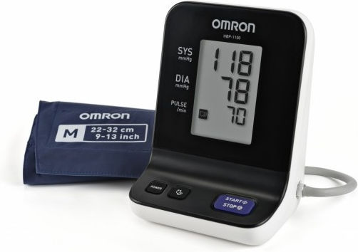 Omron Electronical Blood Pressure Monitor Arm with Arrhythmia Detection HBP-1120