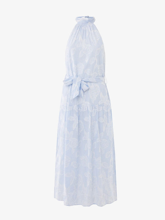Sommer Maxi Kleid Blau