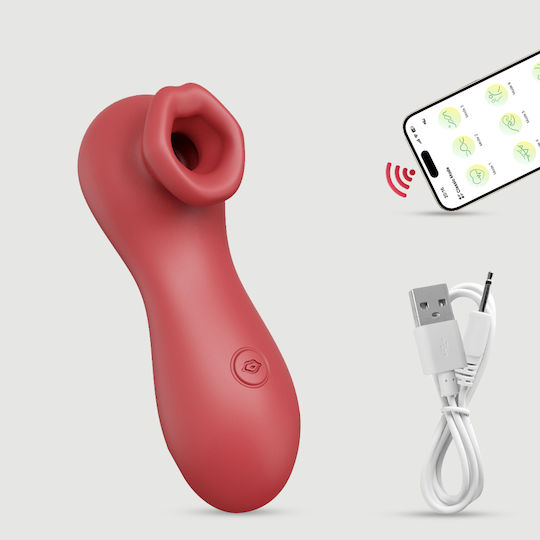 Аспиратор Клиторен Application Ultimate Sucker Clitoral Suction Stimulator Application Control Червен