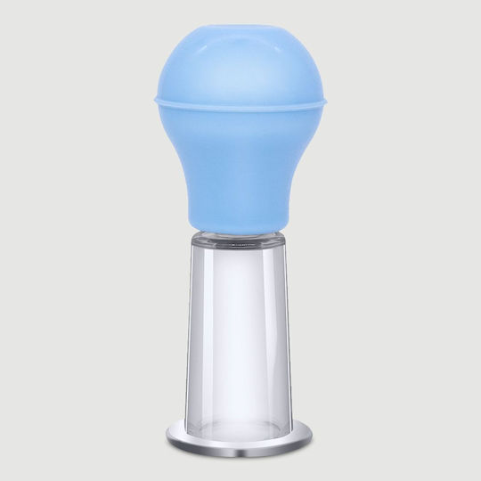 Σετ Αναρροφητών Θηλών & Κλειτορίδας Delicate Nipple & Clitoris Pump Set Διάφανο Μπλε