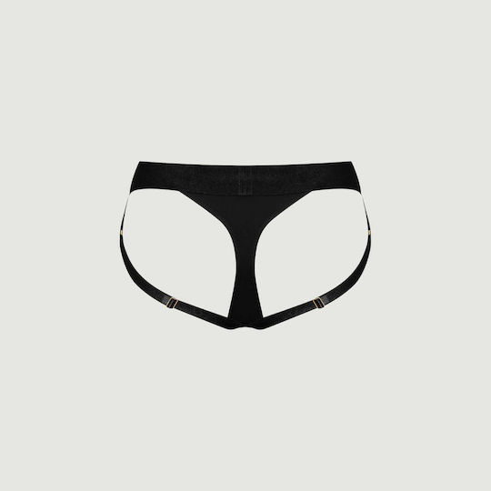 Premium Underwear Belt Strap On Heroine Lingerie Strap On Black